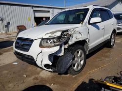 Salvage cars for sale at Pekin, IL auction: 2007 Hyundai Santa FE SE