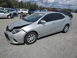 Salvage cars for sale at Riverview, FL auction: 2016 Toyota Corolla L