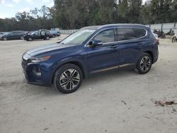 Salvage cars for sale at Ocala, FL auction: 2020 Hyundai Santa FE Limited