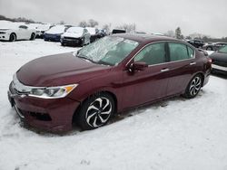 Salvage cars for sale at West Warren, MA auction: 2016 Honda Accord EX