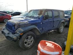 Jeep salvage cars for sale: 2020 Jeep Wrangler Unlimited Sport