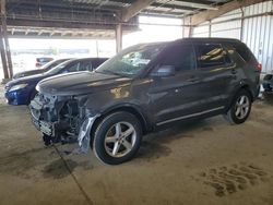 Carros salvage a la venta en subasta: 2018 Ford Explorer XLT