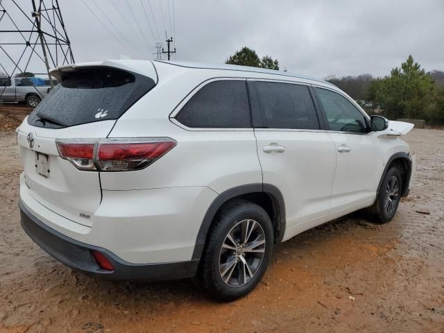 2016 Toyota Highlander XLE