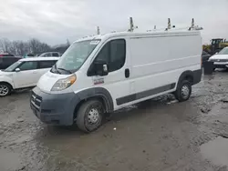 Salvage trucks for sale at Duryea, PA auction: 2017 Dodge RAM Promaster 1500 1500 Standard