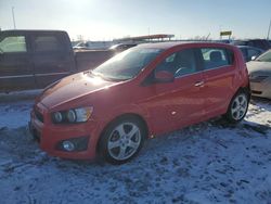 Chevrolet Sonic ltz salvage cars for sale: 2015 Chevrolet Sonic LTZ