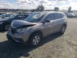 Salvage cars for sale at Antelope, CA auction: 2015 Honda CR-V LX