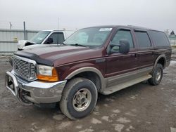 Vehiculos salvage en venta de Copart Dyer, IN: 2001 Ford Excursion Limited