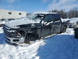 Salvage cars for sale at Cookstown, ON auction: 2018 Ford F150 Supercrew