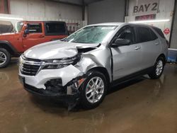 Salvage cars for sale from Copart Elgin, IL: 2022 Chevrolet Equinox LS