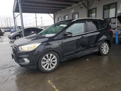 Salvage cars for sale at Los Angeles, CA auction: 2017 Ford Escape Titanium