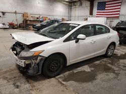 Salvage cars for sale at Milwaukee, WI auction: 2012 Honda Civic LX