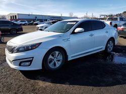 Salvage cars for sale at New Britain, CT auction: 2015 KIA Optima Hybrid