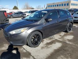 Salvage cars for sale at Littleton, CO auction: 2016 Ford Focus SE