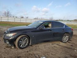 Salvage cars for sale at Houston, TX auction: 2015 Infiniti Q50 Base