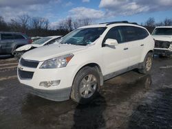 Salvage cars for sale at Marlboro, NY auction: 2012 Chevrolet Traverse LT