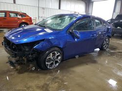 Salvage cars for sale at West Mifflin, PA auction: 2021 KIA Forte FE