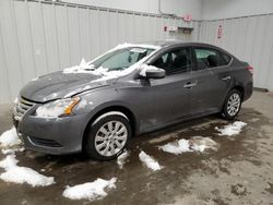 Salvage cars for sale at Windham, ME auction: 2015 Nissan Sentra S