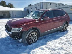 Volkswagen salvage cars for sale: 2018 Volkswagen Tiguan SE