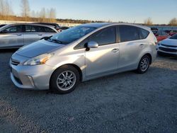 Salvage cars for sale at Arlington, WA auction: 2012 Toyota Prius V