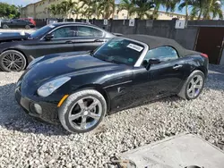 Salvage cars for sale at Opa Locka, FL auction: 2008 Pontiac Solstice GXP