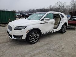 2019 Lincoln Nautilus Reserve en venta en Ellwood City, PA