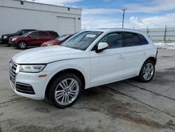 Salvage cars for sale at Farr West, UT auction: 2018 Audi Q5 Premium Plus