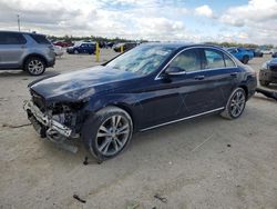 Mercedes-Benz c-Class salvage cars for sale: 2015 Mercedes-Benz C 300 4matic