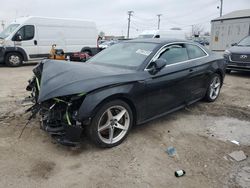 Salvage cars for sale at Chicago Heights, IL auction: 2019 Audi A5 Premium