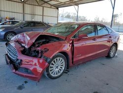 Salvage cars for sale at Cartersville, GA auction: 2014 Ford Fusion SE Hybrid