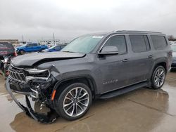 Salvage cars for sale at Grand Prairie, TX auction: 2022 Jeep Wagoneer Series II