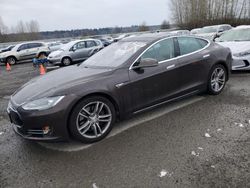 Tesla Vehiculos salvage en venta: 2013 Tesla Model S