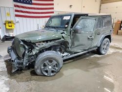 Salvage cars for sale at Candia, NH auction: 2020 Jeep Wrangler Unlimited Sport