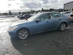 Salvage cars for sale from Copart Vallejo, CA: 2008 Infiniti G35