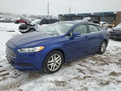 Salvage cars for sale at Colorado Springs, CO auction: 2013 Ford Fusion SE