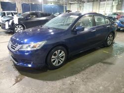 Salvage cars for sale at Woodhaven, MI auction: 2014 Honda Accord LX