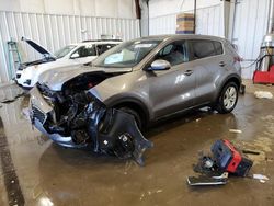 Salvage cars for sale at Franklin, WI auction: 2017 KIA Sportage LX