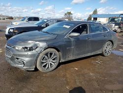 Salvage cars for sale from Copart Woodhaven, MI: 2016 Chevrolet Malibu LT