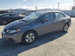 Salvage cars for sale at Sun Valley, CA auction: 2014 Honda Civic LX