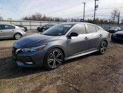 Salvage cars for sale at Hillsborough, NJ auction: 2021 Nissan Sentra SR