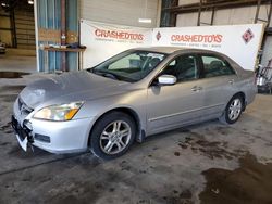 Salvage cars for sale at Eldridge, IA auction: 2007 Honda Accord SE