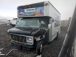 Salvage trucks for sale at Reno, NV auction: 1992 GMC Cutaway Van G3500