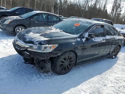 Salvage cars for sale at auction: 2017 Honda Accord Sport