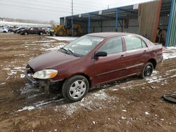 Toyota Corolla ce salvage cars for sale: 2003 Toyota Corolla CE