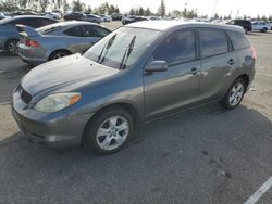 Salvage cars for sale at Rancho Cucamonga, CA auction: 2004 Toyota Corolla Matrix XRS