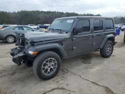 Salvage cars for sale at Florence, MS auction: 2024 Jeep Wrangler Sport