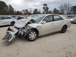 Salvage cars for sale at Hampton, VA auction: 2003 Toyota Camry LE