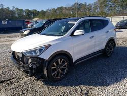 Salvage cars for sale at Ellenwood, GA auction: 2017 Hyundai Santa FE Sport