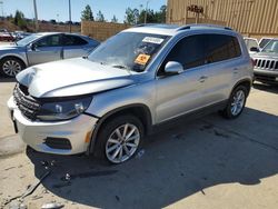 Volkswagen Tiguan salvage cars for sale: 2017 Volkswagen Tiguan Wolfsburg