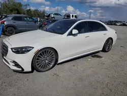 Salvage cars for sale at Riverview, FL auction: 2021 Mercedes-Benz S 580 4matic