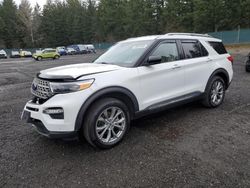 Salvage cars for sale at Graham, WA auction: 2022 Ford Explorer Limited